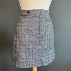 Grey banana republic skirt